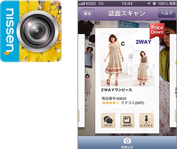 ニッセンカタログカメラのイメージ